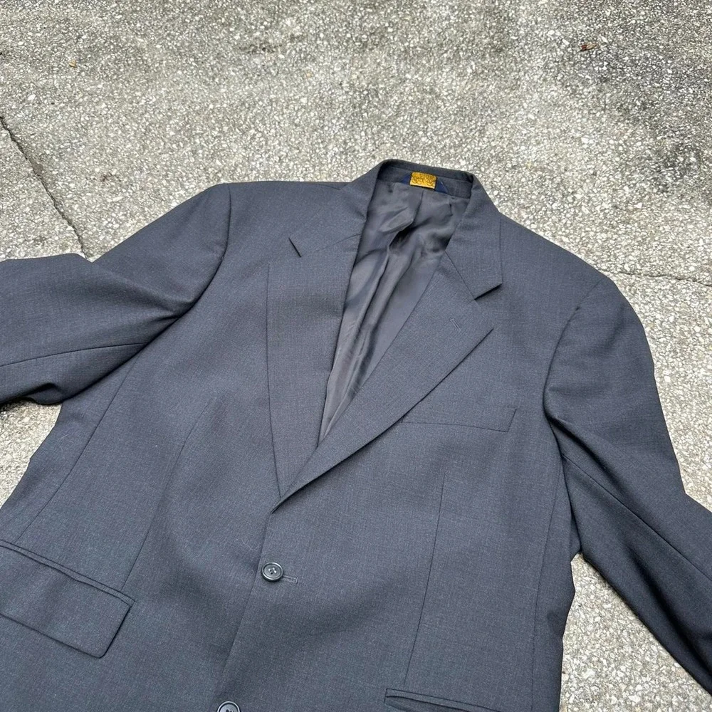Brooks Brothers Brooksease Classic Gray Wool Suit Jacket Size 42R
